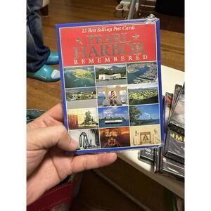 12 Best Selling Postcards Set Pearl Harbor Remembered WW2 4x6 1991 BRAND NEW